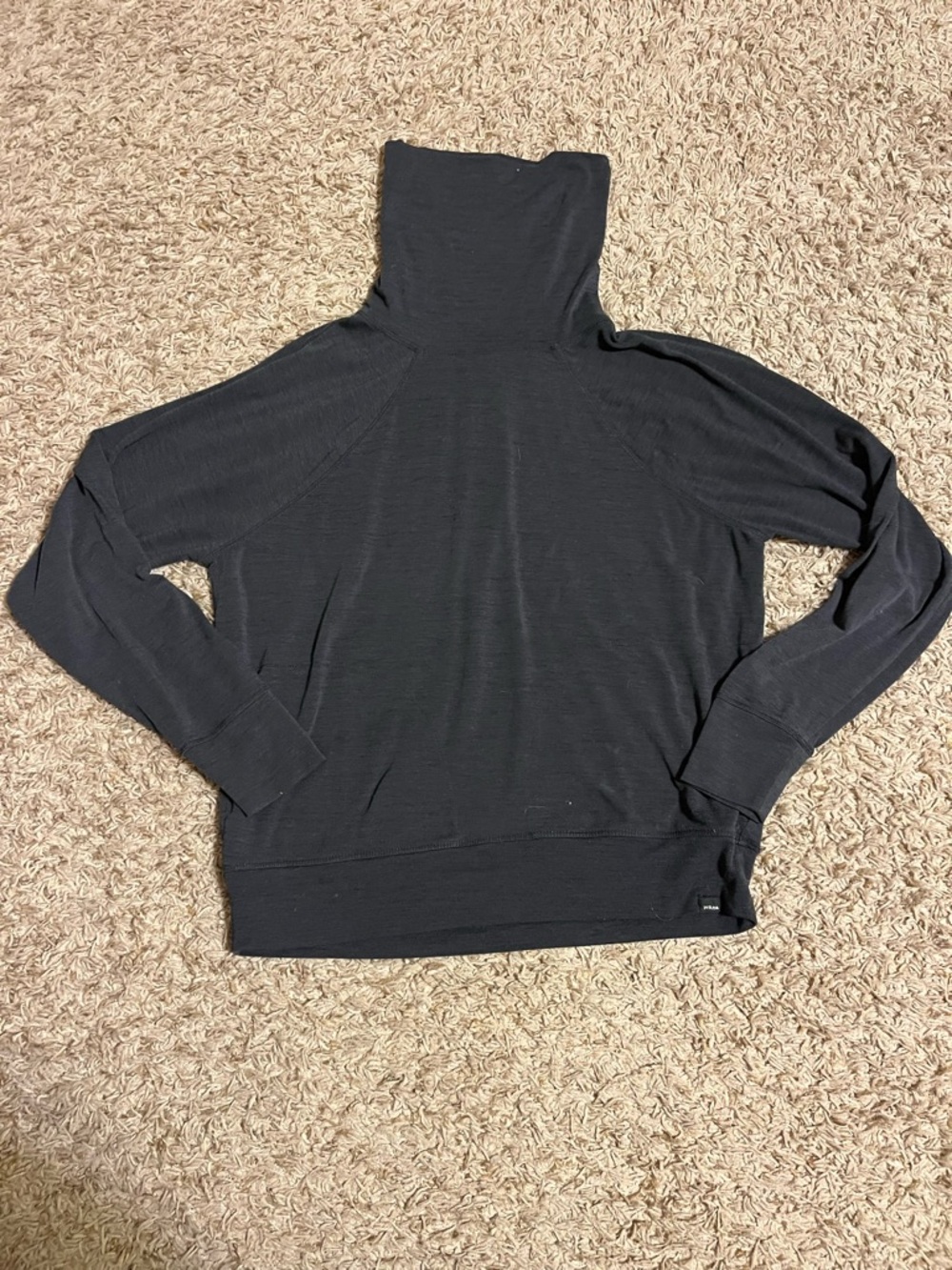 Prana Black Turtleneck Sweater